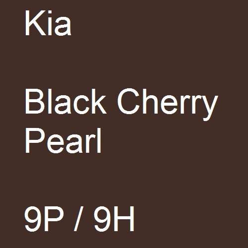 Kia, Black Cherry Pearl, 9P / 9H.